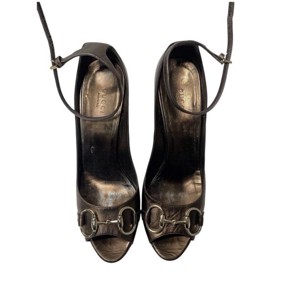 Gucci Horsebit Wedges - Picture 1 of 9